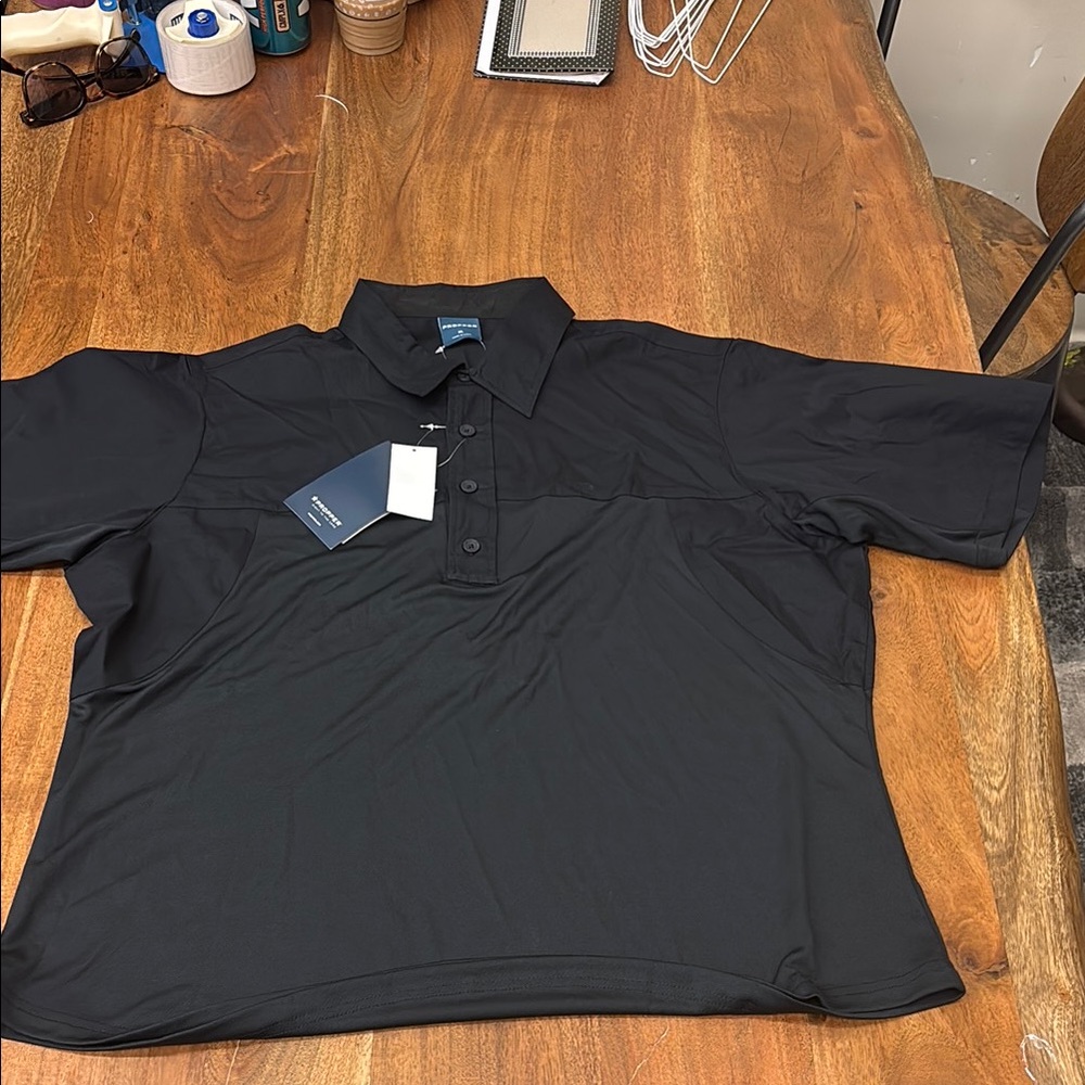 Propper Black Polo Shirt with Classic Design